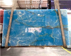 Antofagasta Azul Onice Pakistan Blue Onyx Slab