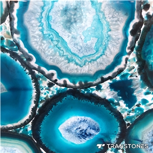 Backlit Natural Agate Slab Customized Wall Panel
