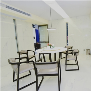 Best Price Calacatta White Nano Glass Floor Tiles