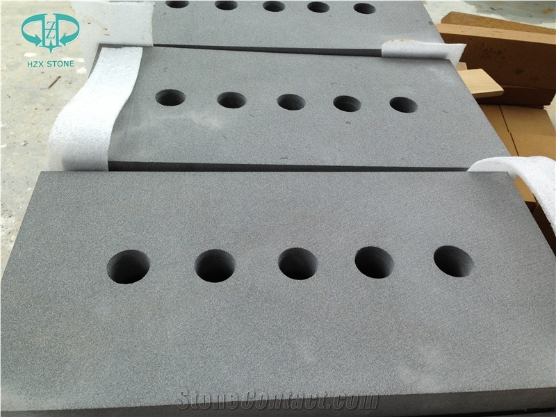 Black Sandstone for Swimming Pool Coping, Pool Steps