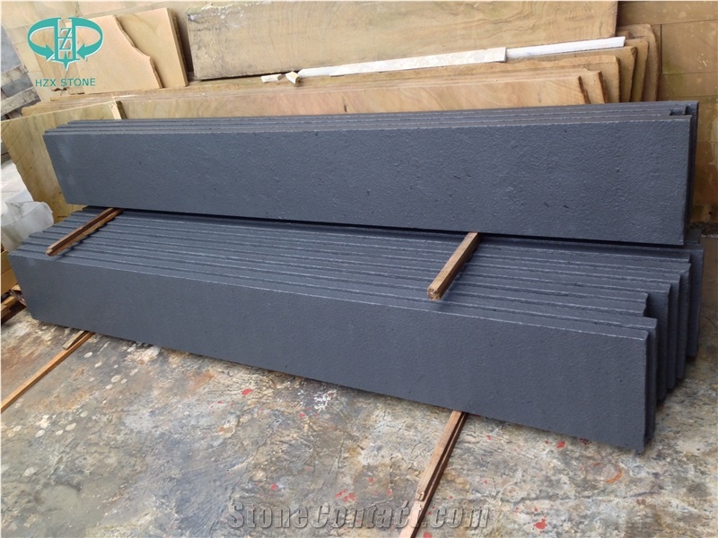 Black Sandstone for Swimming Pool Coping, Pool Steps