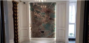Brazil Amazon Green Quartzite Slab Tiles Om China Market