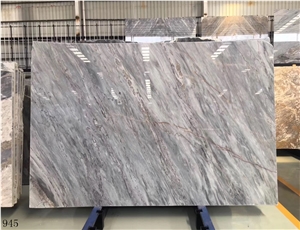Brazil Calacatta Blue Marble Slab Tiles Vanity Use