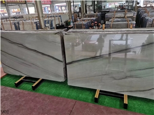Brazil Calacatta Grey Quartzite Slab Book Match