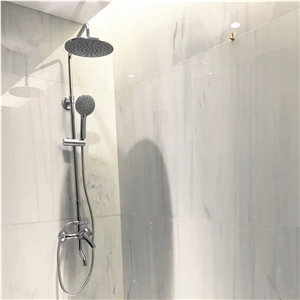 Calacatta White Marble Nano Glass Walling Tiles