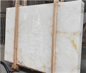 Cheap White Onyx Slabs Natural Stone Walling Tiles
