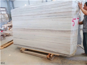 China Crystal Wood Grain Marble Slab Walling Tiles