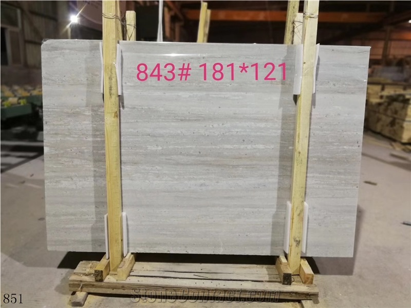 China Crystal Wood Grain Marble Slab Walling Tiles