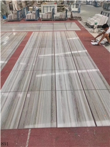 China Crystal Wood Grain Marble Slab Walling Tiles