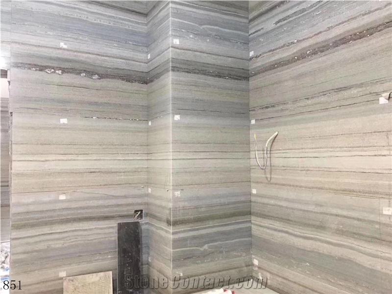 China Crystal Wood Grain Marble Slab Walling Tiles