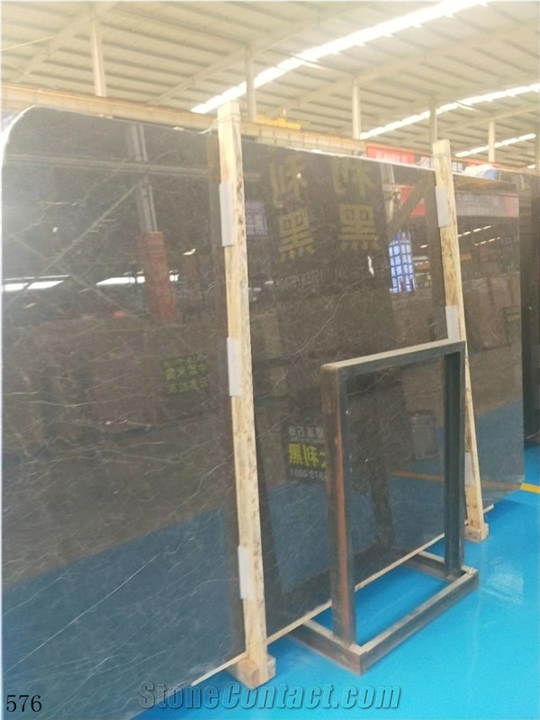 China Earl Brown Marble Slab Wall Floot Tiles Use