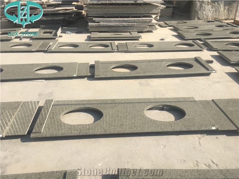 China Green Color Granite Countertop