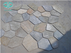China Grey Crazy Paving Slate Flagstone for Flooring