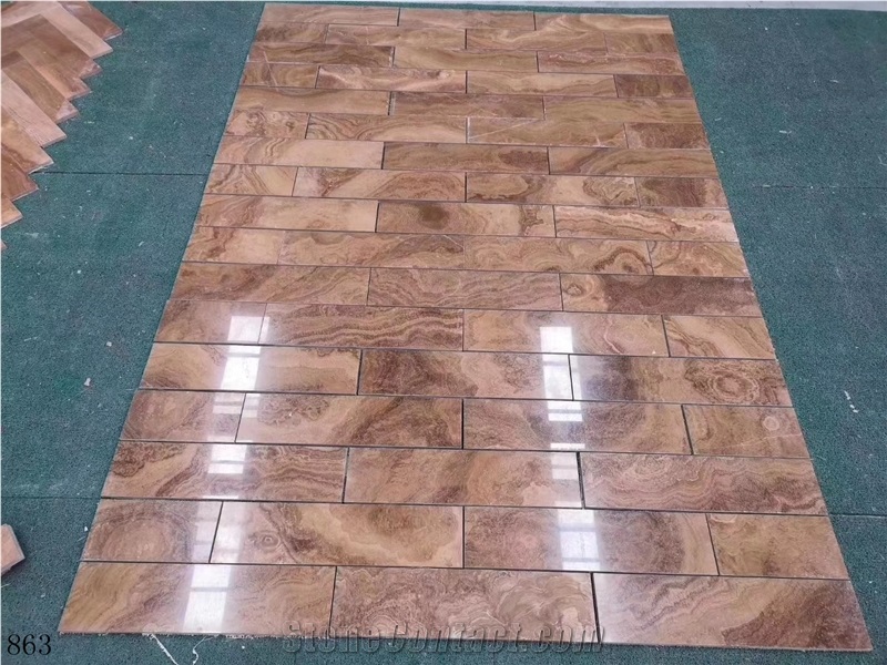 China Imperial Wood Vein Marble Slab Walling Tiles