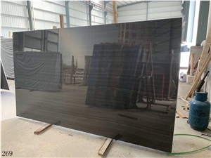 China Magic Black Marble Slab Wall Floor Tiles Use