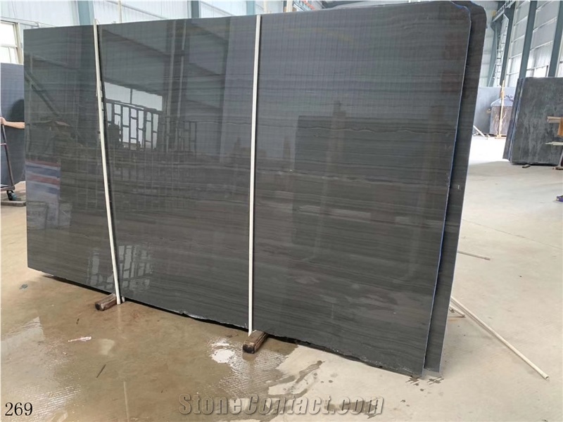 China Magic Black Marble Slab Wall Floor Tiles Use
