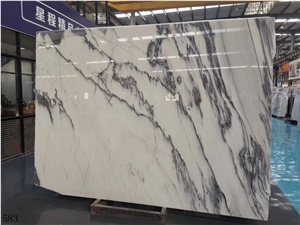 China Mountain White Marble Slab Wall Floor Tiles