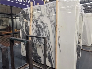 China Mountain White Marble Slab Wall Floor Tiles