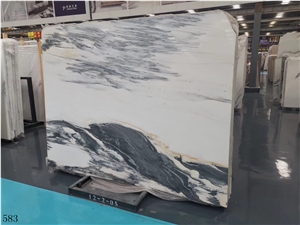 China Mountain White Marble Slab Wall Floor Tiles