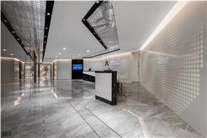 China Nano White Artificial Marble Slab Tiles