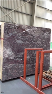 China Purple Rose Marble Slab Tiles