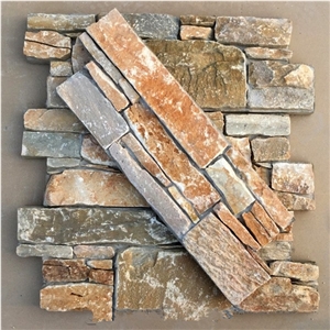 China Rusty Loose Slate Panels Wall Claddings