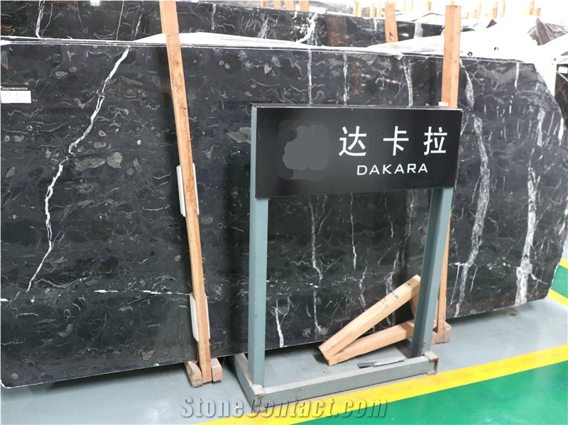 Dakara Marble Nero Dakara Black Marble Slabs&Tiles