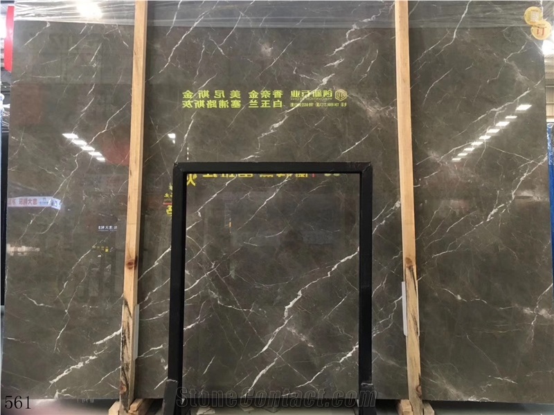 Egypt Royal Grey Marble Slab Wall Floor Tiles Use