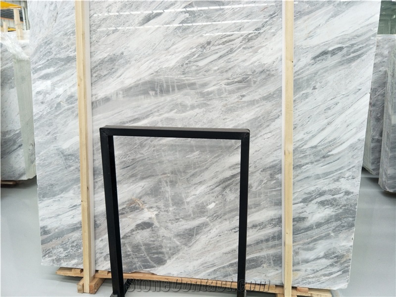 Evian Grey Marble Slabs for Floor & Wall Covering