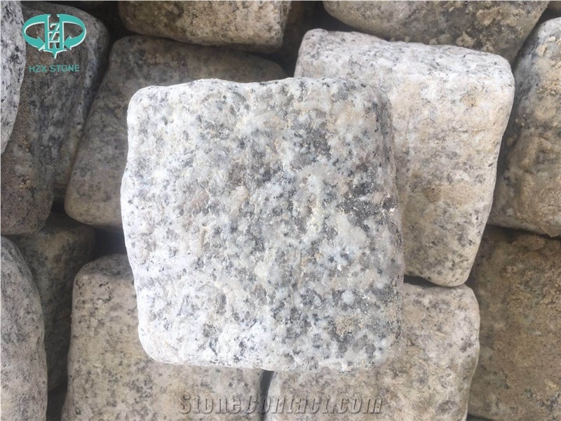 G603 Grey Granite Cobblestone Cubestone