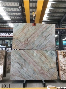 Greece Aurora Marble Slab Tiles Book Match