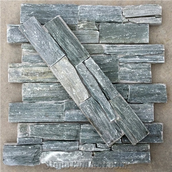Grey Slate Loose Ledge Stone Veneer Wall Claddings