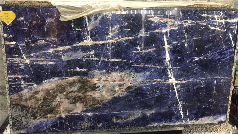 Iran Blue Lotus Crystal Marble Slab Walling Tile