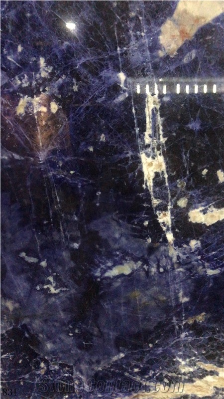 Iran Blue Lotus Crystal Marble Slab Walling Tile