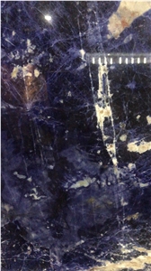 Iran Blue Lotus Crystal Marble Slab Walling Tile