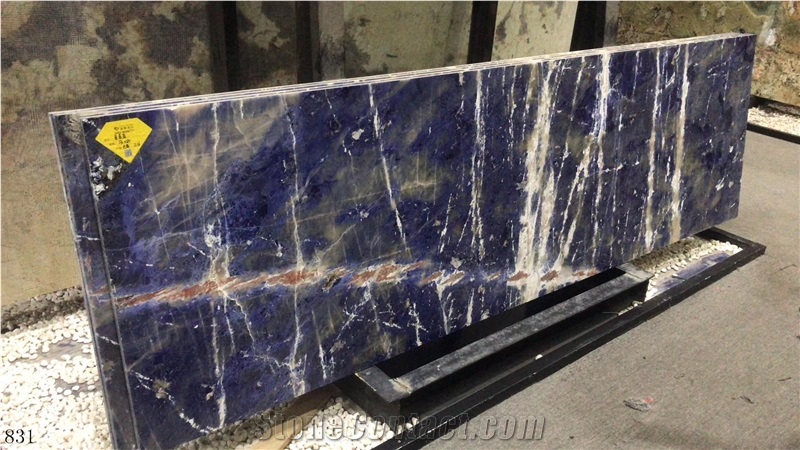Iran Blue Lotus Crystal Marble Slab Walling Tile