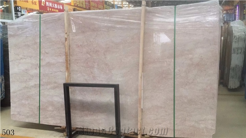 Iran Rose Cream Marble Slab Wall Tiles