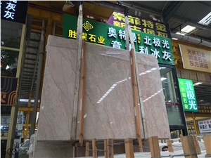 Iran Rose Cream Marble Slab Wall Tiles