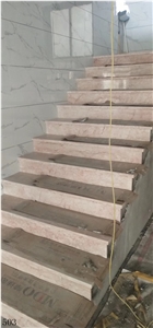 Iran Rose Cream Marble Slab Wall Tiles