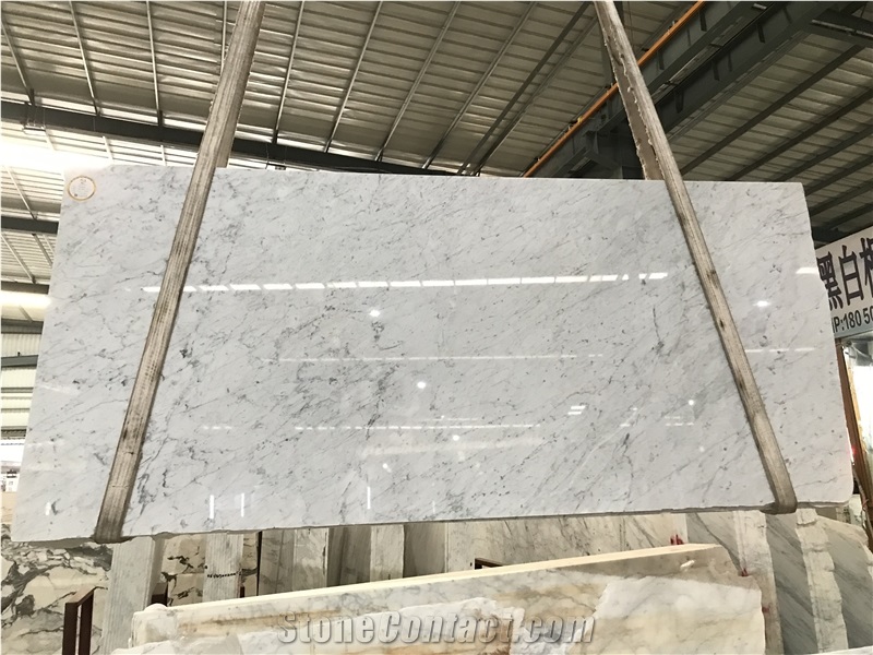 Italy Bianco Carrara C Whiite Marble Tiles