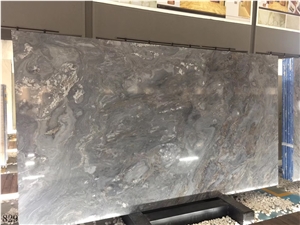 Italy Blue Nuvolato Marble Slab Wall Floor Tiles