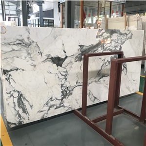 Italy Calacatta Marble Slab and Wall Italy Calacatta Marble Slab and Wall
