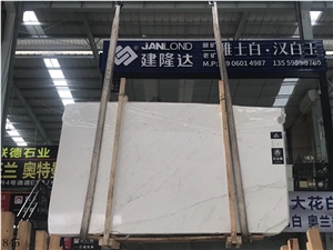 Italy Cartie White Marble Slab Wall Floor Tile Use