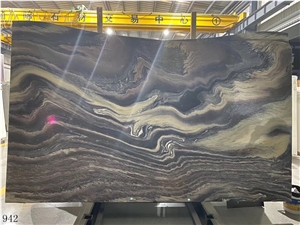 Italy Kinawa Violet Marble Slab Tiles Book Match