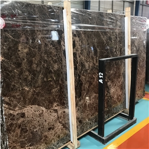 Low Price Spain Dark Emperador Slab and Tile