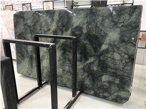 Luxury Peacock Green Marble Step Tiles