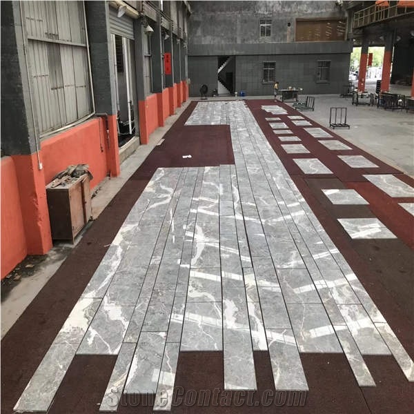 Magic Grey Slabs,Fiore Di Bosco with Pink Veins