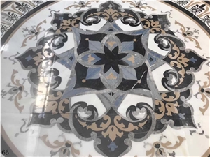 Marble Waterjet Pattern Floor Lobby Use
