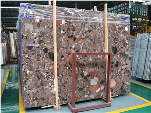 Palladio Rain Pebble Granite Colorful Pearl Slabs