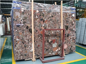 Palladio Rain Pebble Granite Colorful Pearl Slabs